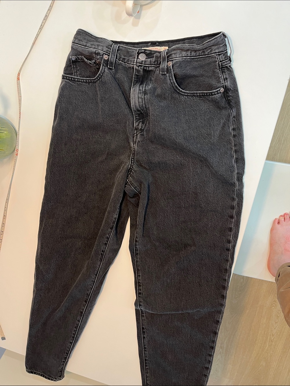 Loose taper sz 30 faded black long